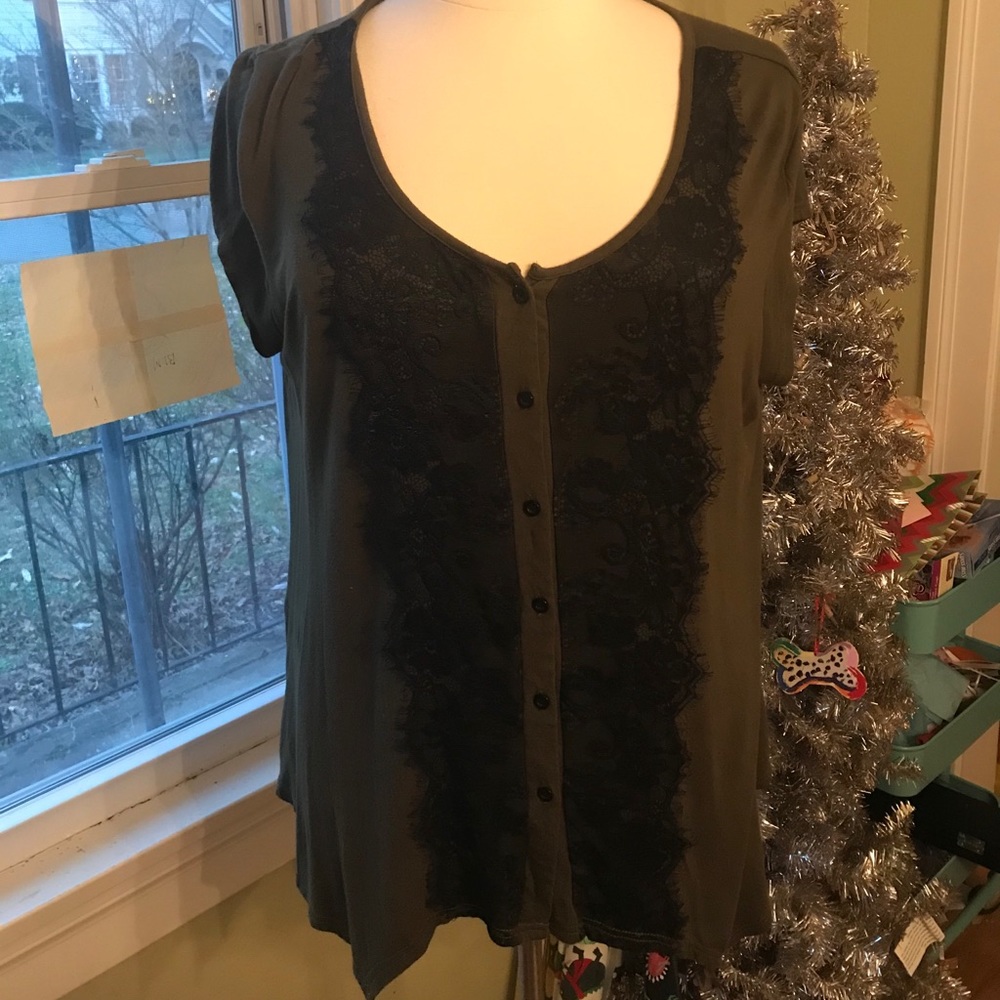 2x seven7 olive swing top